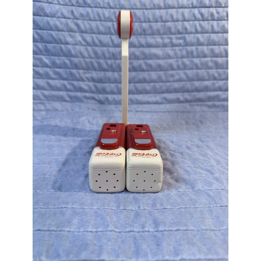 1993 | Coca-Cola Double Gas Pump Salt & Pepper Shakers | Vintage Décor
